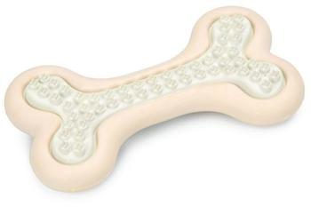 Beeztees Puppy Gummispielzeug Dental Bone pink