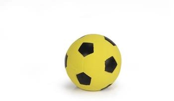 Beeztees Hundespielzeug Fußball schwarz/gelb