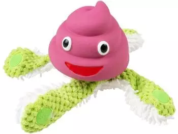 Duvo+ Hundespielzeug Octopus Plüsch/Latex violett/grün