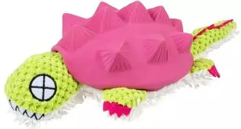 Duvo+ Hundespielzeug Gürteltier Plüsch/Latex violett/grün