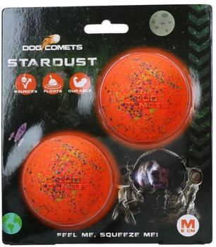 Dog Comets Stardust orange 2er Pack, Größe: M