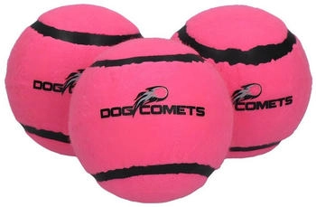 Dog Comets Starlight Tennisball rosa 3er Pack, Größe: S