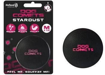 Dog Comets Ball Stardust schwarz/rosa