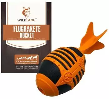Wildfang ® Naturkautschuk Wurfspielzeug Wurfrakete "Rocket"