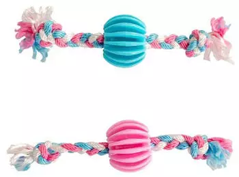 Duvo+ Puppy TPR Snack Ball mit Baumwolle