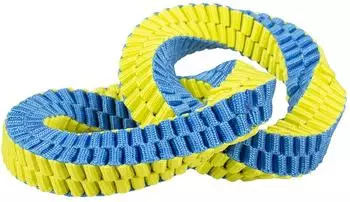 Duvo+ Nylon Double Hoop blau/gelb