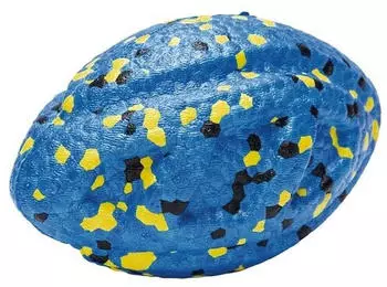 Beeztees Hundespielzeug Fetch Rugbyball Algo aus Schaumstoff blau
