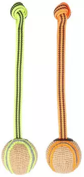 Flamingo Zerrseil Juru mit Ball neonfarben