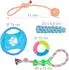 Relaxdays Hunde-Zerrspielzeug Set, Baumwolle, bunt, 10er-Pack
