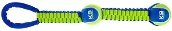 Zeus K9 Fitness Zerrspielzeug Nylon Twist mit 2 Tennisbällen (96374)