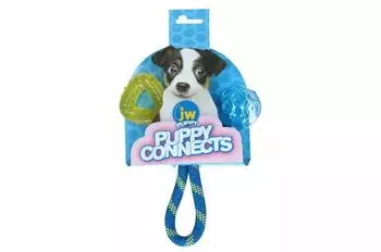 J&W Puppy Connects Beißspielzeug, Tauziehseil & Apportierspielzeug (53002)