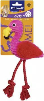 Vitakraft Safari Flamingo Hundespielzeug, 30cm (31371)