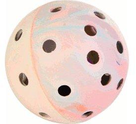 Trixie Lochball mit Ball, Naturgummi (7 cm)