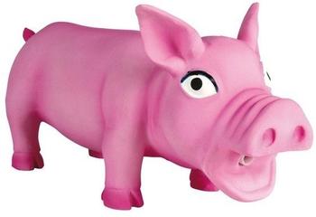Trixie Schwein mit Original-Spielzeug-Tierstimme, Latex 23cm