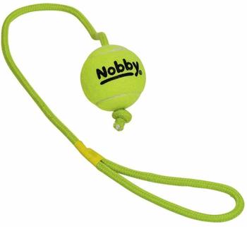 Nobby Tennisball mit Wurfschlaufe (6 cm)