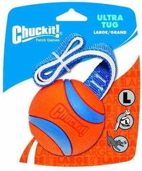 Chuckit! Ultra Tug Ball mit Band L 7,5cm