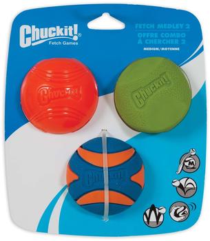 Chuckit! Medley Balls Hundebälle Mix Small 3 Bälle 5cm