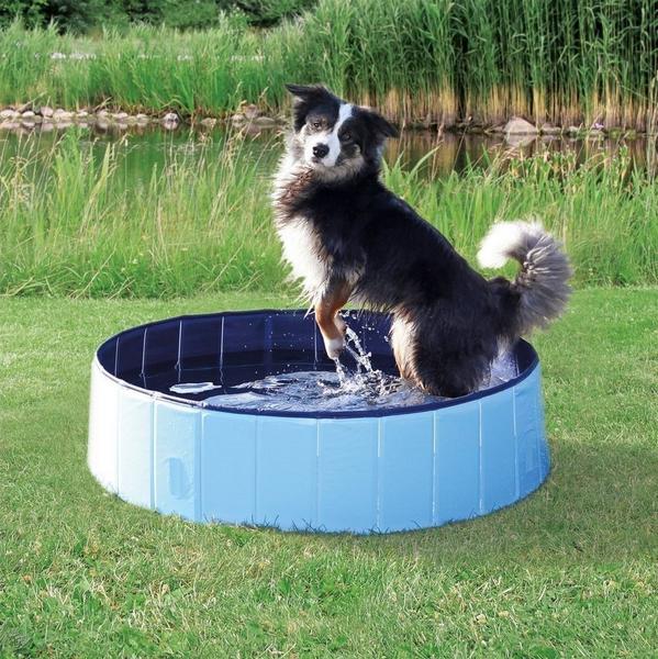 Trixie Hundepool 160×30cm hellblau