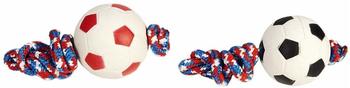 Beeztees Softgummiball 6 cm am Seil 30 cm