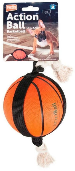 Karlie Action Ball für Hunde, Fussball oder Basketball klein 12,5 cm
