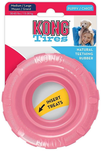 Kong Puppy Traxx Tires S 8cm rosa