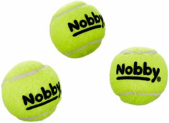 Nobby Hunde Tennisbälle mit Squeaker, XS 4,0 cm, 3er Netz