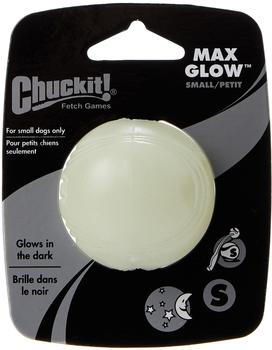 Chuckit! Max Glow Ball f&uuml;r Hunde Ballschleuder, Small, 5 cm