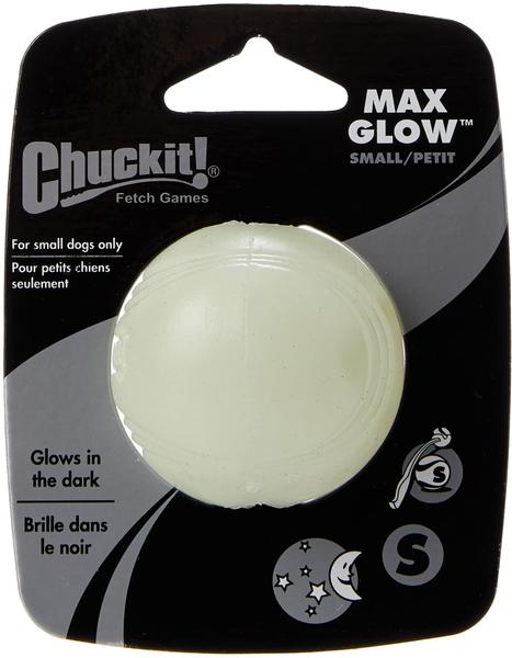 Chuckit! Max Glow Ball für Hunde Ballschleuder, Small, 5 cm