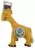 Hunter HUNTER Hundespielzeug Eiby Giraffe 18cm gelb