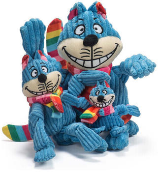 HuggleHounds Rainbow Cheshire Cat Knottie L
