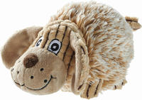 HUNTER PORI Hundespielzeug, mit Igelball, mit Pl&uuml;schbezug, Hunde-Optik, S, beige