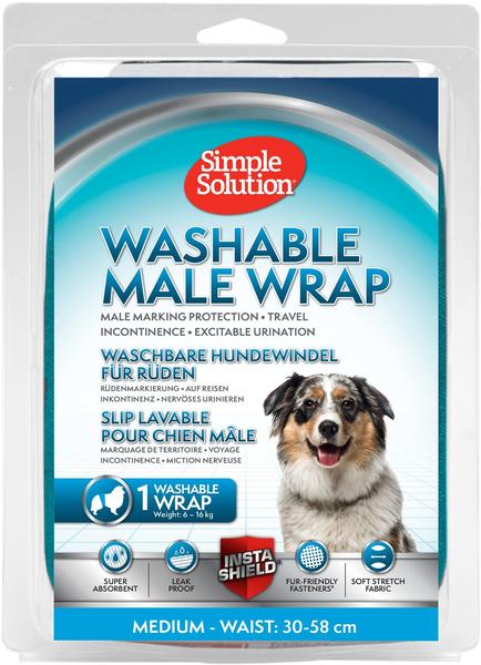 Simple Solution waschbare Hundewindeln für Rüden M 33-58cm