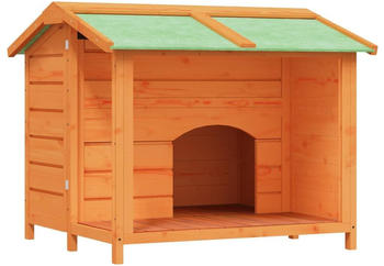 vidaXL Dog kennel solid wood pine 96 x 87 x 80,5 cm brown (172264)