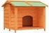 braun: vidaXL Dog kennel solid wood pine 96 x 87 x 80,5 cm
