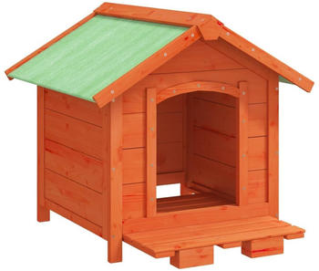 vidaXL Dog kennel solid pine wood 65 x 65 x 61,5 cm brown (172273)
