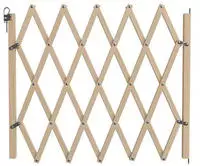 Nordlinger Pro Einziehbares Tiergitter Stop'fix Naturholz H&ouml;he 83cm Und Breite...