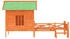 vidaXL Dog kennel solid wood pin 159 x 120 x 88,5 cm brown (172270)