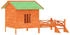 vidaXL Dog kennel solid wood pin 159 x 120 x 88,5 cm brown (172270)