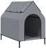 vidaXL Dog house Oxford fabric/steel