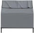 vidaXL Dog house Oxford fabric/steel grey 110 x 75 x 107 cm (172591)