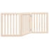 vidaXL Dog Gate Foldable 3 Panels Poplar 150 cm
