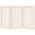 vidaXL Dog Gate Foldable 3 Panels Poplar 150 cm x 90 cm natural (352238)