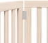 vidaXL Dog Gate Foldable 3 Panels Poplar 150 cm x 90 cm natural (352238)