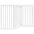 weiß: vidaXL Dog Gate Foldable 3 Panels Poplar 150 cm