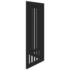 vidaXL Dog Gate Foldable 3 Panels Poplar 150 cm x 90 cm black (352254)