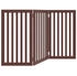 vidaXL Dog Gate Foldable 3 Panels Poplar 150 cm