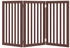 vidaXL Dog Gate Foldable 3 Panels Poplar 150 cm x 90 cm brown (352262)