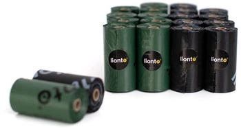 Lionto 300 Hundekotbeutel schwarz/gr&uuml;n (BT00326)