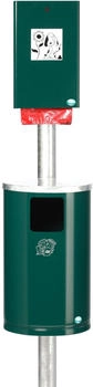 VAR Hundetoilette DS 1 moosgrün 30l (21182)