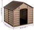 vidaXL Hundehütte Braun PP Hundehaus Hundehöhle Hundebox 86 cm 84 cm 82 cm (94214)